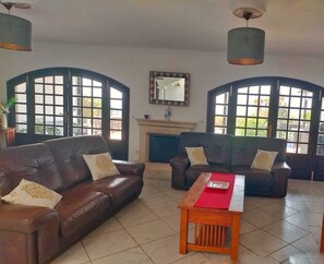 Smart TV, fireplace - Wonderful Country Villa With Amazing sea View (Tías)