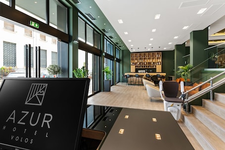 Sala de estar en el lobby