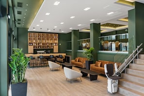 Sitteområde i lobbyen