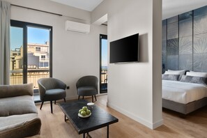 Superior Double Room with Side Sea View | Zona de estar