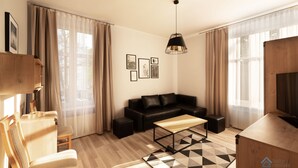 Apartment | 1 bedroom, laptop workspace, blackout drapes, iron/ironing board - Sandy Beach by 3City Rentals  (Sopot)