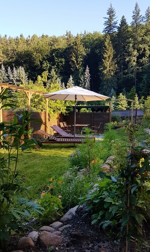 Terrace/patio - Idyllisches Naturerlebnis in Historischer Wassermühle (Bad Freienwalde (Oder))