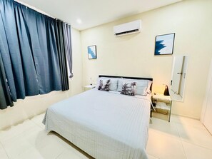 1 bedroom, desk, iron/ironing board, free WiFi