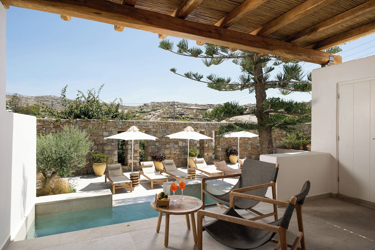 Deluxe Suite with Plunge Pool | Terrasse/Patio