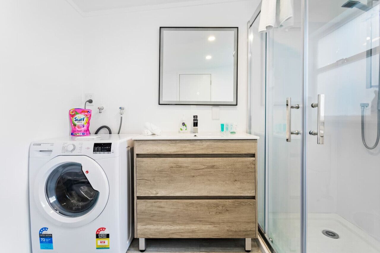 Hair dryer, towels