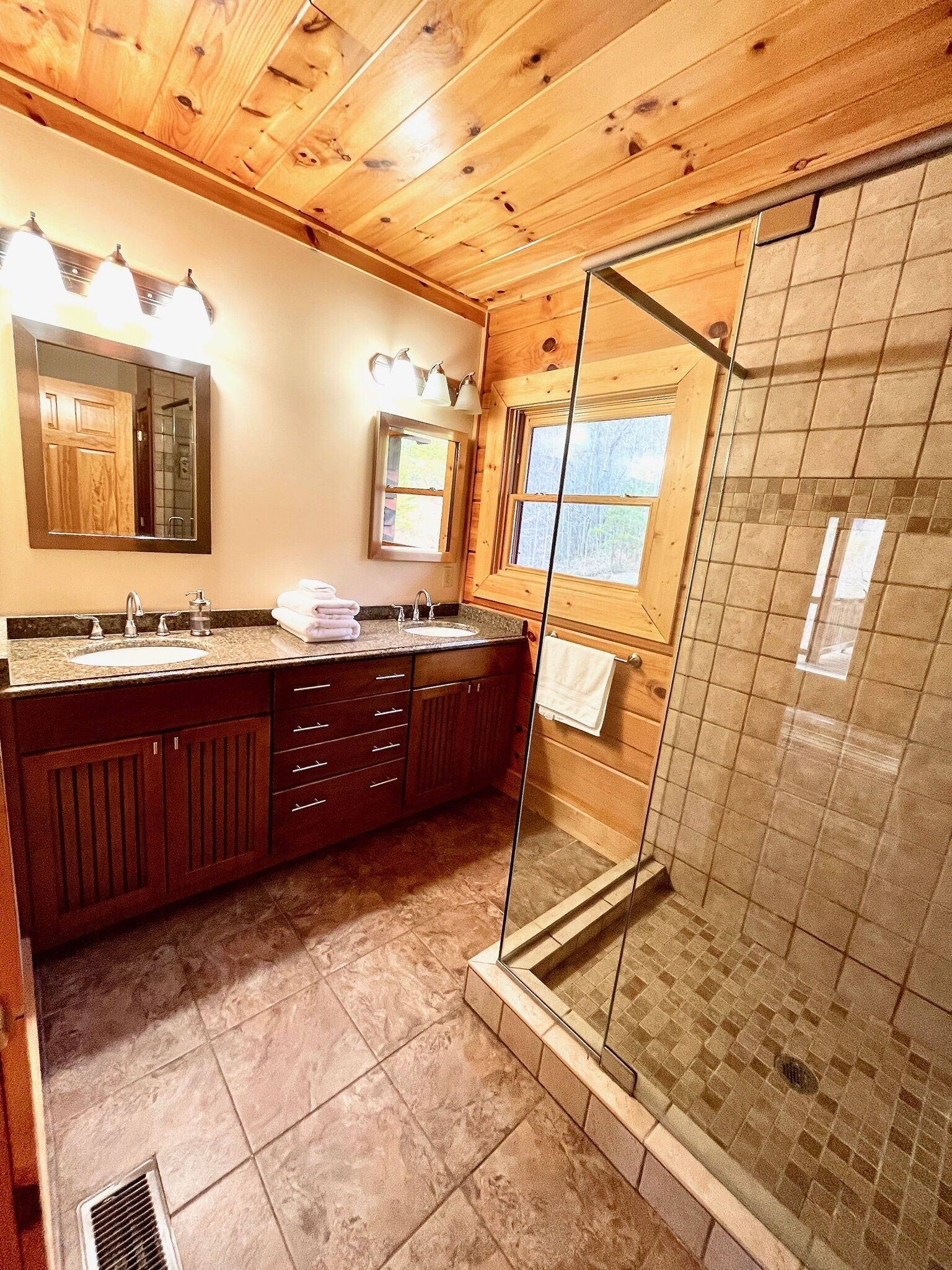 Towels, soap, toilet paper