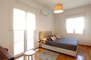 2 bedrooms, iron/ironing board, free WiFi, bed sheets - Amazing Athenian apartment with huge terrace! (Vironas)