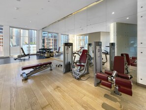 Gym - WelHome - Cozy Studio with Canal View in DAMAC Prive (Dubai)
