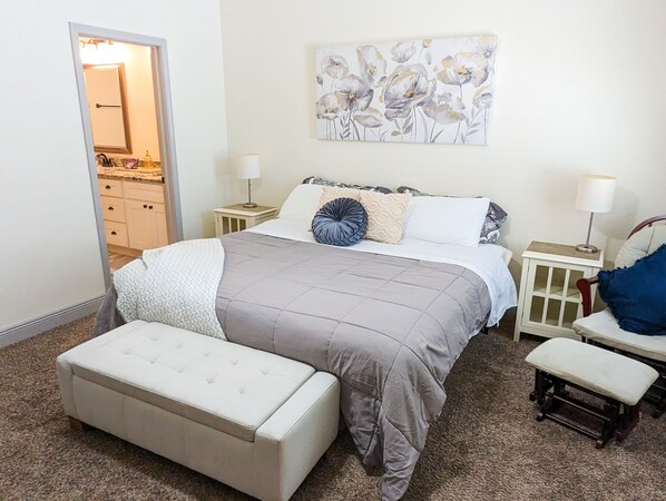 1 bedroom, iron/ironing board, WiFi, bed sheets - Luxury Master bedroom with Private Entrance (Tampa)
