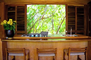 Villa 13 Concha 1 bedroom | Private kitchen | Full-size fridge, stovetop, coffee/tea maker, cookware/dishes/utensils