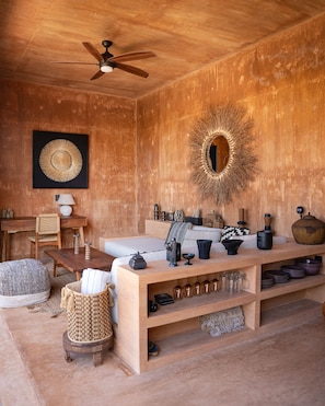 Living area - Mazul Puerto Escondido Beach Villas (Santa María Tonameca)