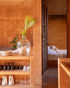 Design villa | Een kluis op de kamer, individueel gemeubileerd, gratis wifi, beddengoed