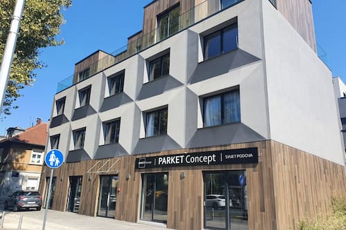 Façade de l’hébergement