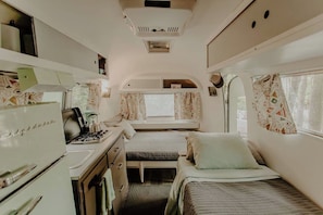 Sofa folds out to full bed & twin daybed