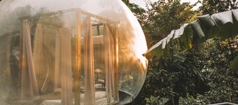 ¡escapada Romántica! Glamping en Burbuja con Jacuzzi Privado Para Dos