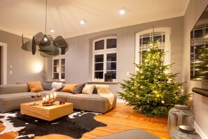 Interior - Forest farm in secluded location with fenced 16,000m² park, sauna, fireplace, hot tub in West Mecklenburg (Stolpe)