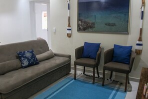 Apartment | Living area - Apartamento Itagua (Ubatuba)