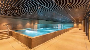 Indoor pool, seasonal outdoor pool