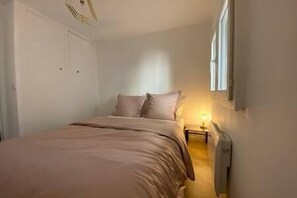 1 bedroom, iron/ironing board, travel crib, free WiFi