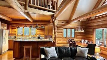 Televisie en een open haard