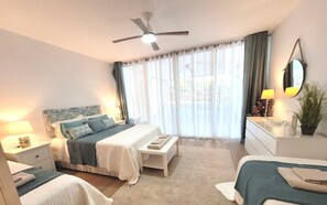 5 bedrooms, iron/ironing board, travel cot, WiFi