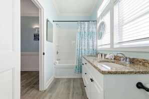Shower, hair dryer