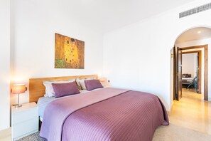 Bedroom - Finca San Antonio | Sunny Apartment with Large Terrace & Pool Views (Mijas Pueblo)