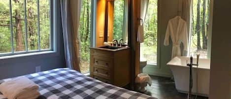 Hytte – exclusive | Skrivebord for bærbar PC og wi-fi (inkludert)