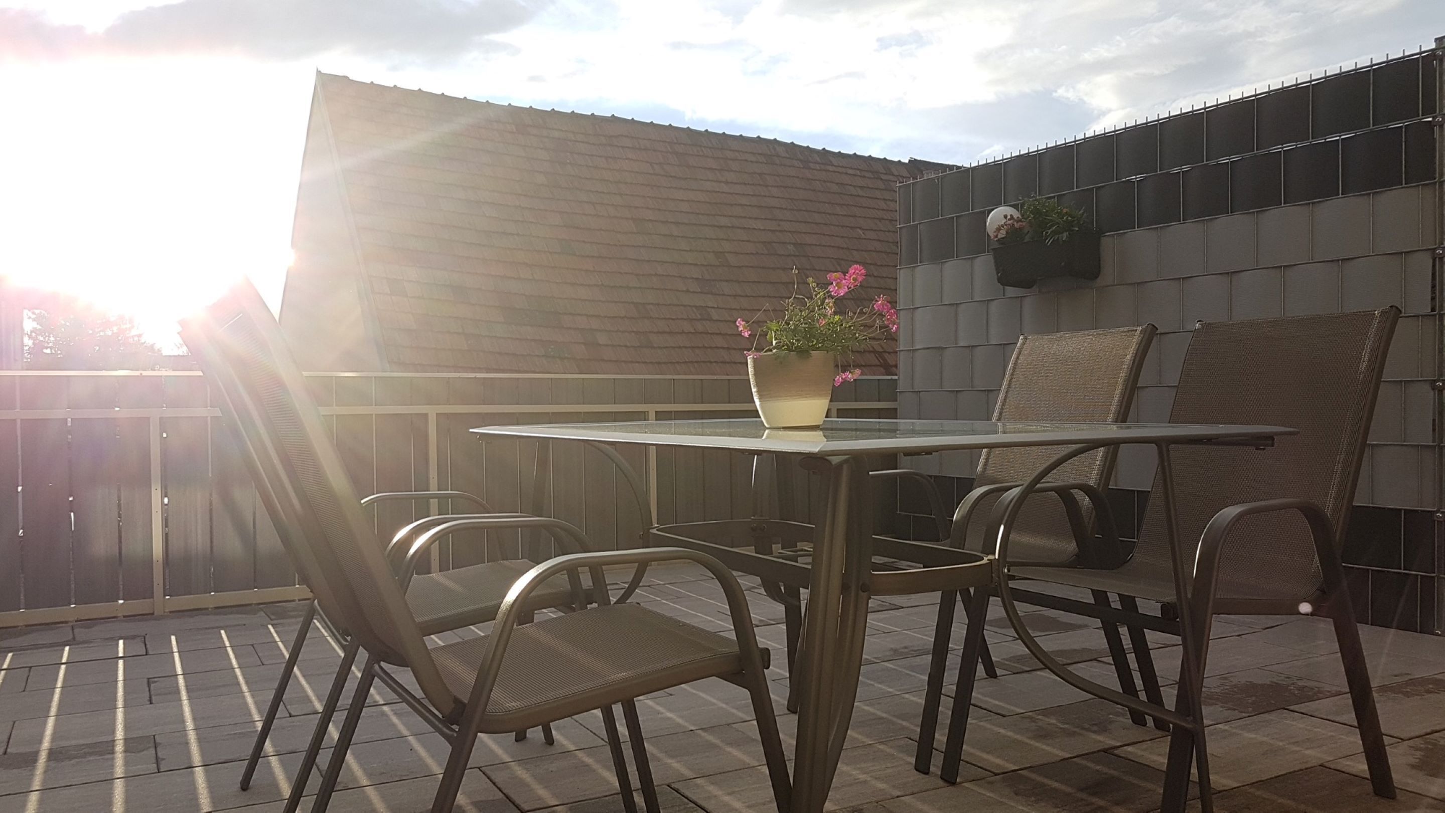 Comfort-studiolejlighed - balkon - gårdsplads | Terrasse/gårdhave