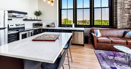 Two bedroom suite with city views in the heart of downtown Madison