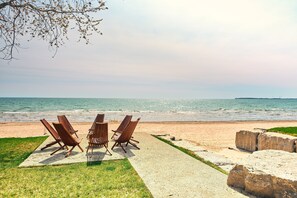 On the beach
