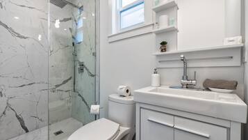 Shower, towels
