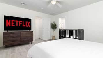 4 dormitorios, escritorio, tabla de planchar con plancha y wifi gratis