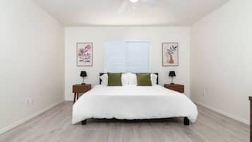 4 habitaciones, escritorio, tabla de planchar con plancha y wifi gratis