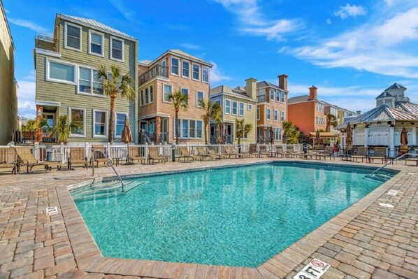 Indoor pool, a heated pool