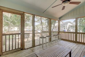 Terrace/patio - Lake Village 10 by Wild Dunes, with Amenities (Isle of Palms)