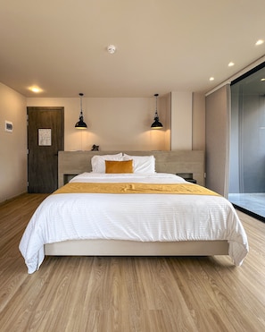 Habitación Doble Superior | Draps en coton égyptien, literie de qualité supérieure