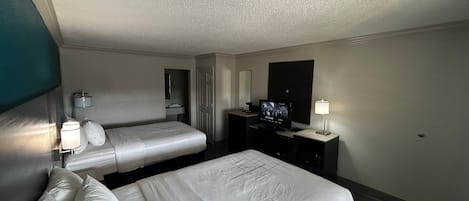 Standard Room, 2 Double Beds, Non Smoking | Free WiFi