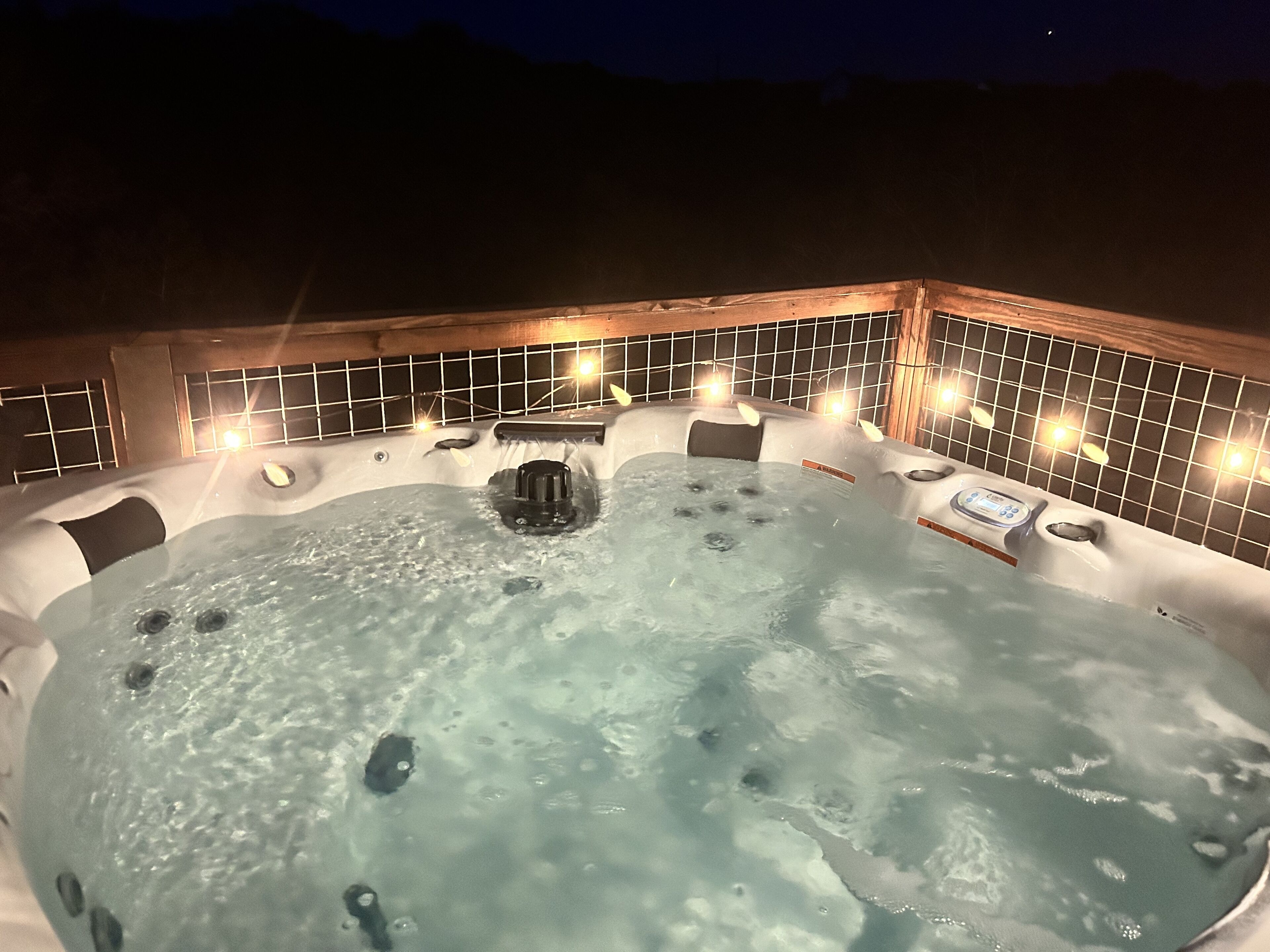 Bain à remous extérieur