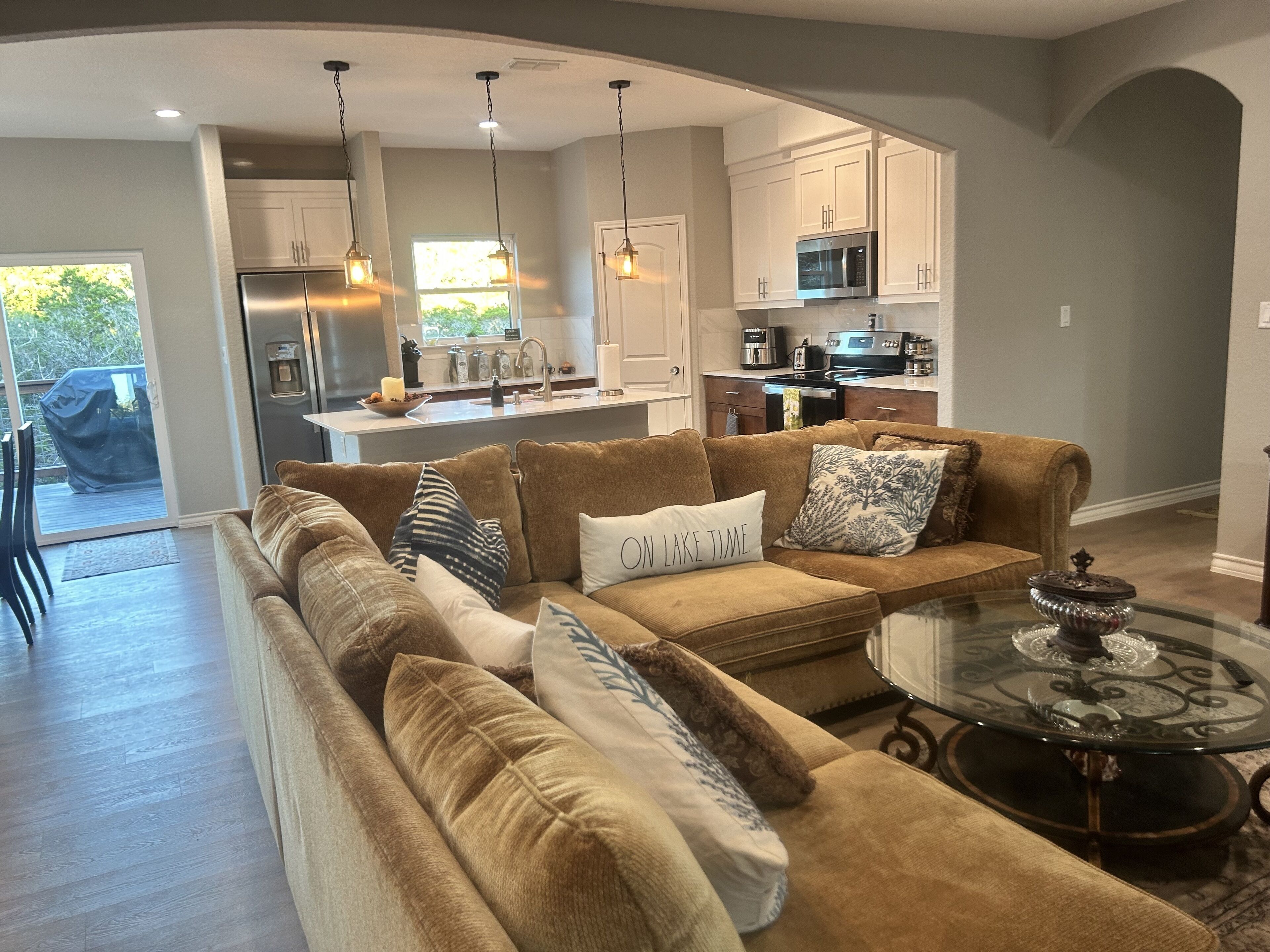 TV connectée, cheminée