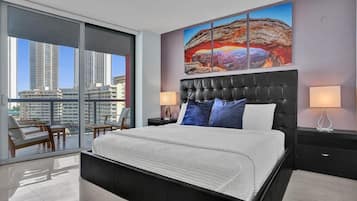 Apartamento luxo | 3 quartos, cortinas blackout, ferros/tábuas de passar roupa