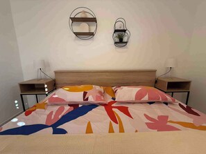 2 bedrooms, iron/ironing board