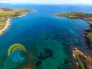 Aerial view - Holiday apartment with air conditioning (Ližnjan)