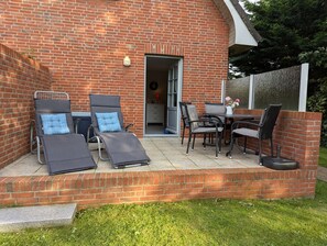 Outdoor dining - Haus Friesenglück, Whg. Seepferdchen - Haus Friesenglück (Alkersum)