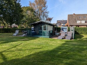 Terrace/patio - Haus Friesenglück, Whg. Muschel - Haus Friesenglück (Alkersum)