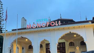 Voorkant van accommodatie