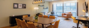 Premium Apartment, 3 Bedrooms, Balcony | Dining room