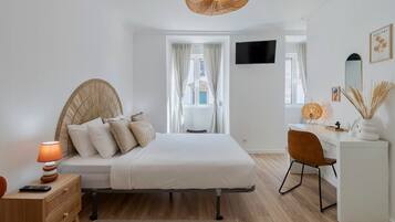 1 dormitorio, tabla de planchar con plancha, cuna de viaje y wifi