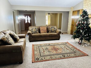 Interior - Discover farm serenity in our cozy vacation rental and escape to rustic retreat (Bertram)