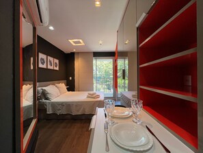 1 bedroom, minibar, individually furnished, blackout curtains - MH - Maravilhoso Studio Santana (São Paulo)